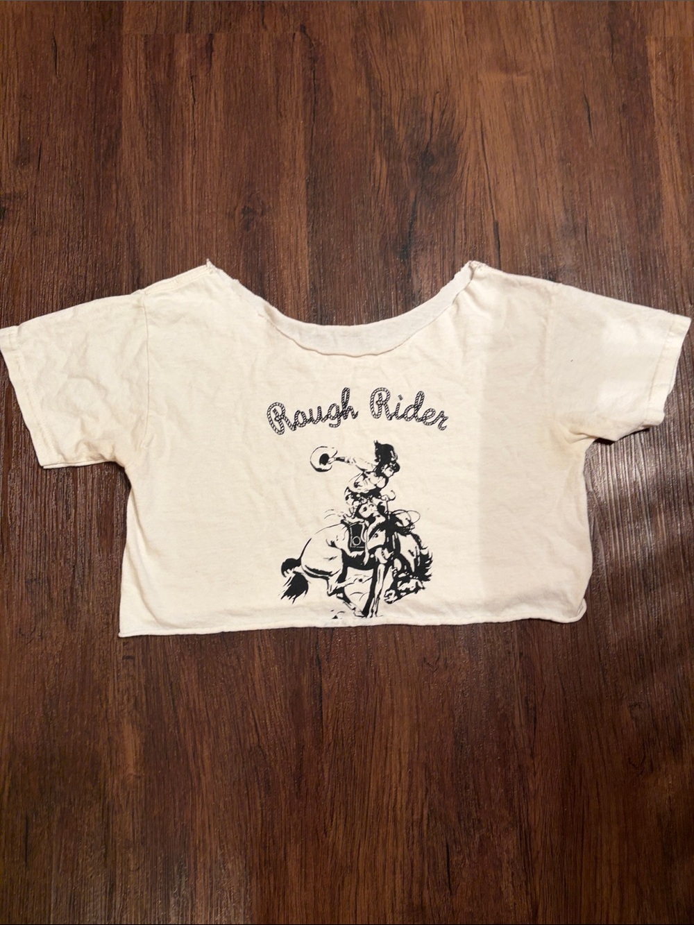 Brandi Melville Rough Rider T-shirt Croped women size S